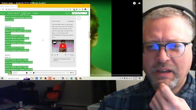 "Acid At 7/11" by Yung Lean prod. Whitearmor #firsttimehearing #reaction смотреть онлайн