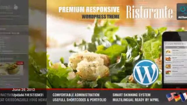 10 Food and Recipes Wordpress Themes Showcase смотреть онлайн