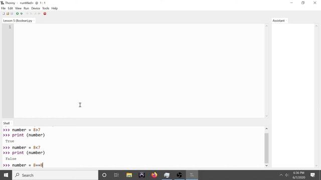 Minute Coding Python Lesson 5 Boolean Operators смотреть онлайн