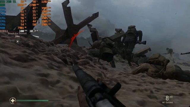 Call of Duty WWII GTX 750 Ti 4GB 1080p, 900p, 720p смотреть онлайн