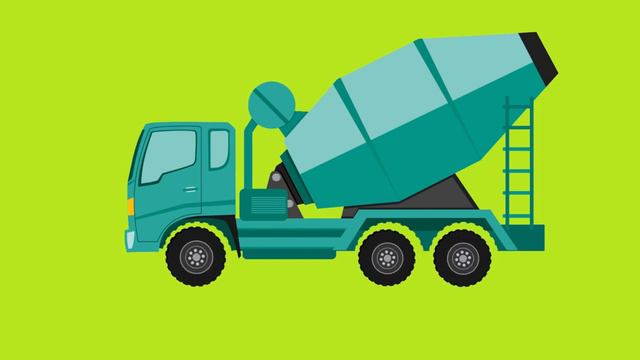 Concrete Mixer Green Screen смотреть онлайн