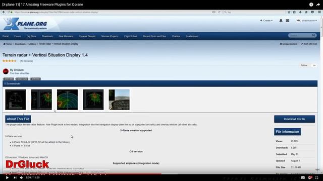X-plane 11 | 17 лучших бесплатных плагов по версии канала: Thomas Rasmussen | 2017 смотреть онлайн