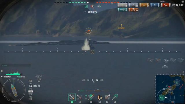 World Of Warships: Wickes (Domination, Solomon Islands) Gameplay (No Commentary) [1080p60FPS] PC смотреть онлайн