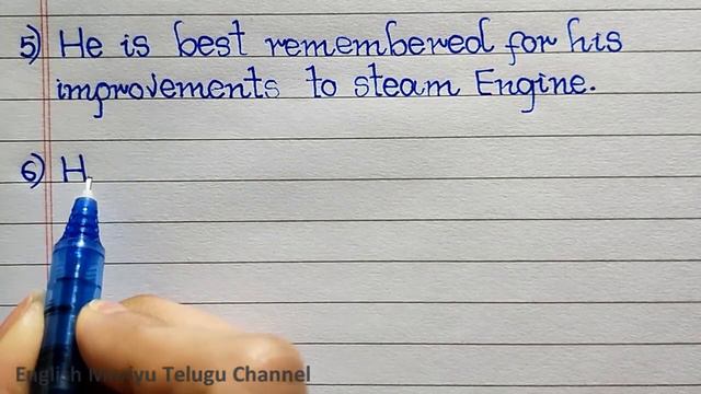 10 Lines on James Watt in English | Few Lines on James Watt | About James Watt in English смотреть онлайн