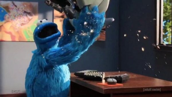 Robot Chicken - Cookie Monster Accepted The Cookies