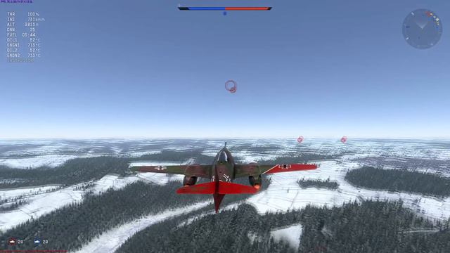 War Thunder - Me 262 A1/U4 - Realistic Battle смотреть онлайн
