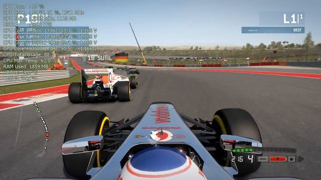 F1 2013 benchmark PC HD - i5 3570K - MSI GTX 670 Power Edition смотреть онлайн