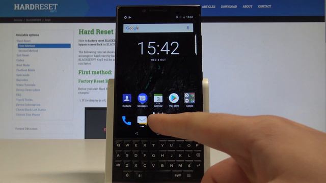How to Check IMEI Number on BLACKBERRY Key2 - Find Serial Number смотреть онлайн