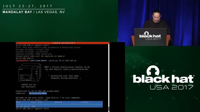 Black Hat USA 2017 Exploiting Network Printers смотреть онлайн