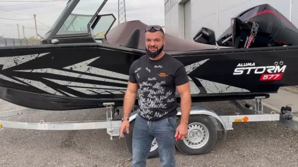 Отзыв покупателя Данилы из г. Волгограда о катере ALUMA Storm 577 (aluma-boats.ru)