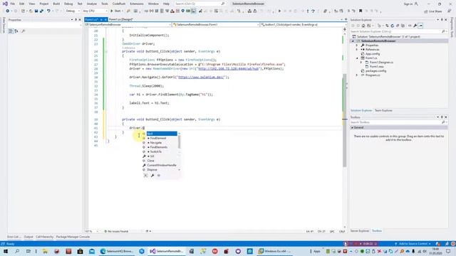Selenium RemoteWebDriver with C# смотреть онлайн