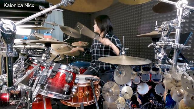 Queen - Don't Stop Me Now __ Drum Cover By KALONICA NICX