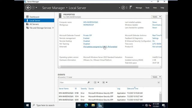03- Configure Server manager & Remote Desktop in Windows server 2022? смотреть онлайн