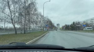 Экзаменационный маршрут ГАИ ГИБДД Набережные Челны 2022 г.  Пересечение Дружбы Народов с Московским