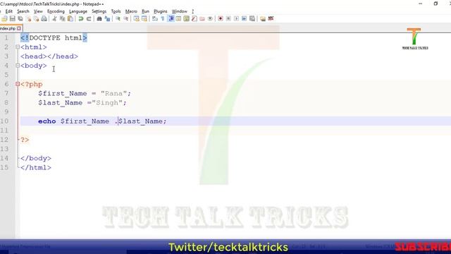 String operators in PHP | #14 PHP tutorial for beginners in HINDI смотреть онлайн