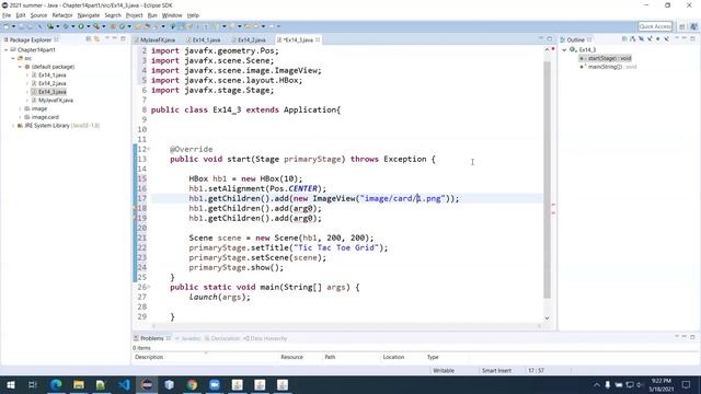 Java Programming 2 - Chapter 14 Exercises Part 1 b - summer 2021 смотреть онлайн