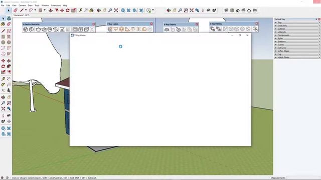 VRAY Sketchup Videocourse - 04 - Download, Import Assets, Cosmos Libraries, Trees, People, Lights смотреть онлайн