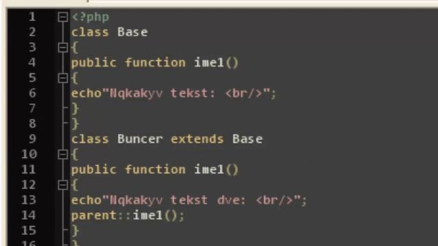 PHP OOP Урок 8 - Запознаване с командата Parent смотреть онлайн
