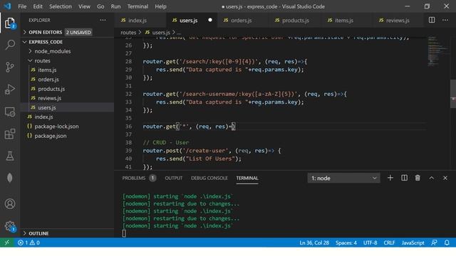 Express JS Tutorial #11 - Wild Card Routes | Expressjs Tutorial For Beginners смотреть онлайн