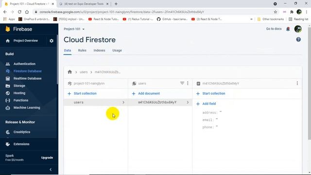 React Native For Beginner ReactNative101 Part57 Create Firestore Sample Document Data смотреть онлайн