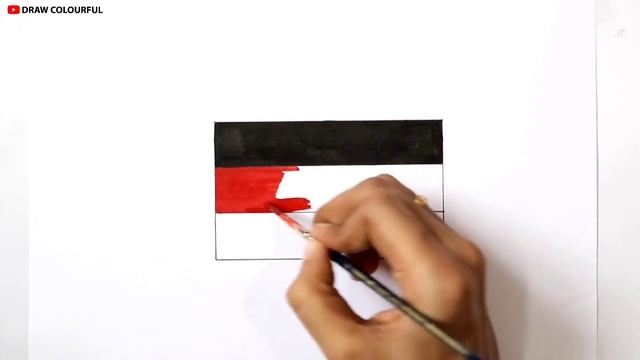 How to draw National Flag of Germany | GERMANY смотреть онлайн