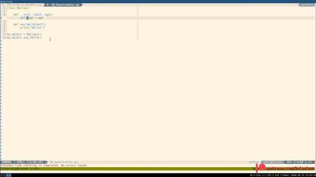 Python 3 - Konstruktor #30 смотреть онлайн