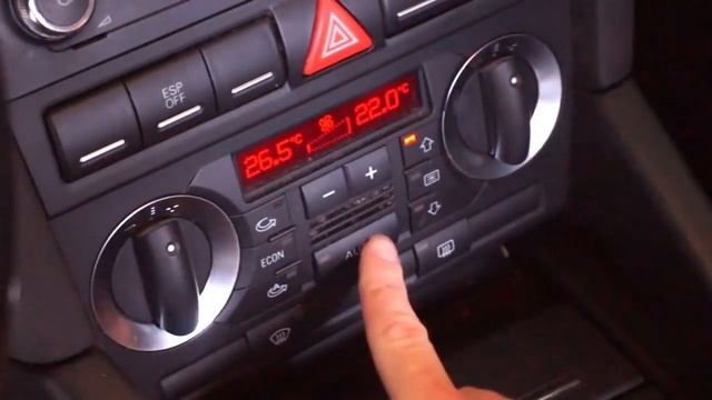 Audi A3 8P Climatronic zones sync смотреть онлайн