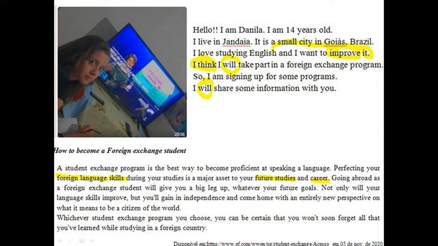 Video 1: Inglês. Talking about exchange programs / Future: will and going to. 8º A, B e C. смотреть онлайн