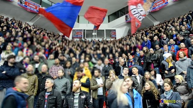 ПХК ЦСКА - ХК СКА (Санкт-Петербург) | 26.03.2015 Обзор трибуны смотреть онлайн