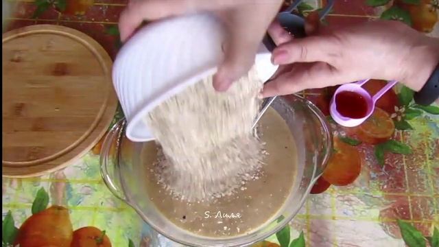 Овсяные крекеры. Печенье с орешками, шоколадом, бананами на молоке. смотреть онлайн