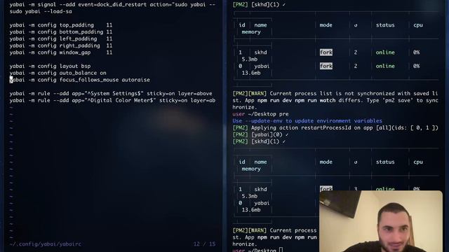 using macos like a psycho with yabai + skhd смотреть онлайн