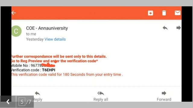 How to registration email ID and mobile number in Anna university COE portal смотреть онлайн