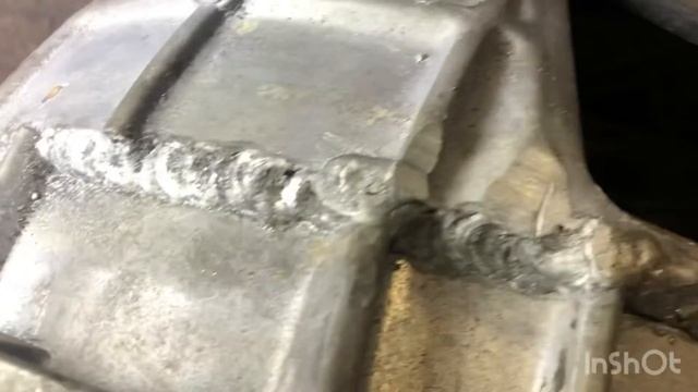 TIG Сварка—как заварить трещину в корпусе коробки передач. смотреть онлайн