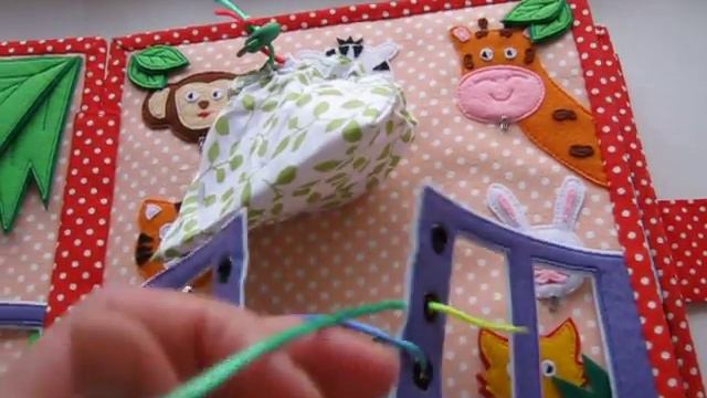 Развивающая книжка №5.Developing book.Quiet book. смотреть онлайн