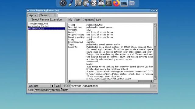 Tiny Core Linux Firefox audio driver смотреть онлайн