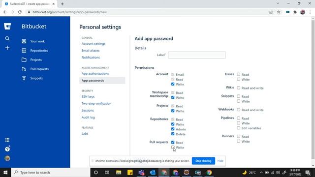#BitBucket How to create app password in bitbucket. bitbucket.org connection failed, Authorization смотреть онлайн