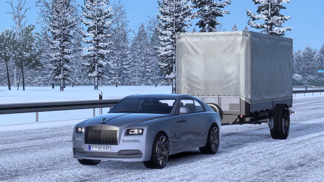 [ETS 2] Rolls Royce Wraith 2016_Luxury cargo delivery in Strassburg смотреть онлайн