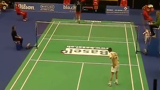 Swiss Open 2010 Men Singles Quarter Finals - Peter Gade VS Lin Dan part 1 смотреть онлайн