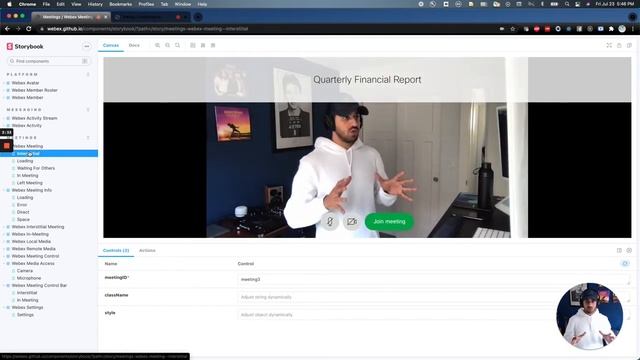 Webex React Components смотреть онлайн