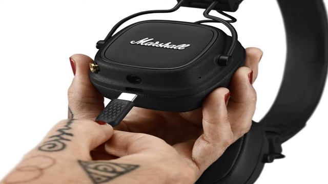 Marshall Major IV On-Ear Bluetooth Headphone, Black смотреть онлайн
