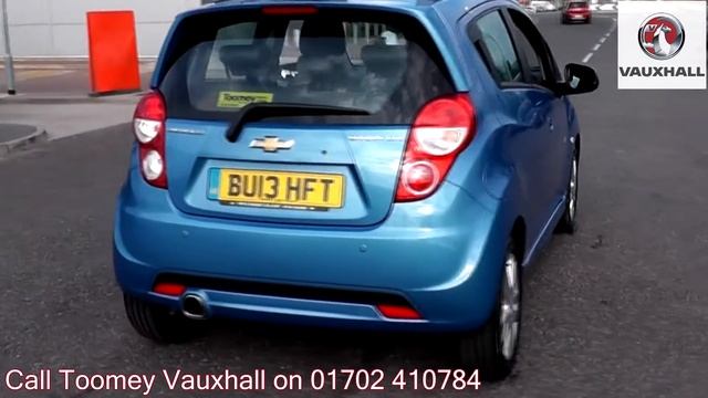 2013 Chevrolet Spark LTZ 1.2l Blue BU13HFT for sale at Toomey Vauxhall Southend смотреть онлайн