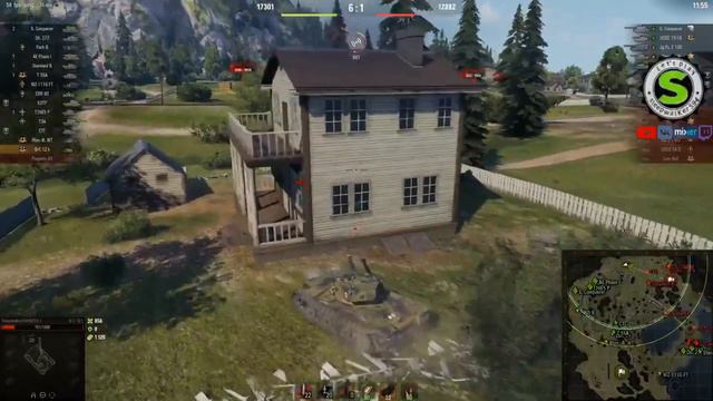 Bat.-Chatillon 12t - Дикий фармер WN8 смотреть онлайн