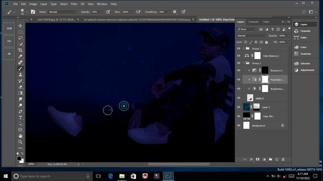 Moonlight Manipulation using Adobe Photoshop 2018 смотреть онлайн