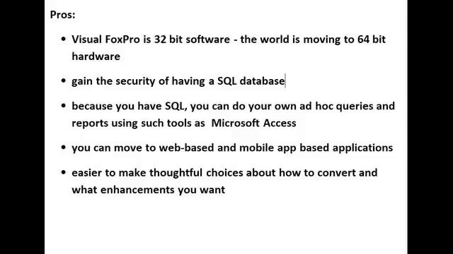 Convert Visual FoxPro смотреть онлайн