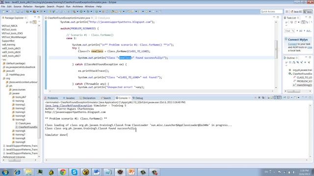 java.lang.ClassNotFoundException смотреть онлайн