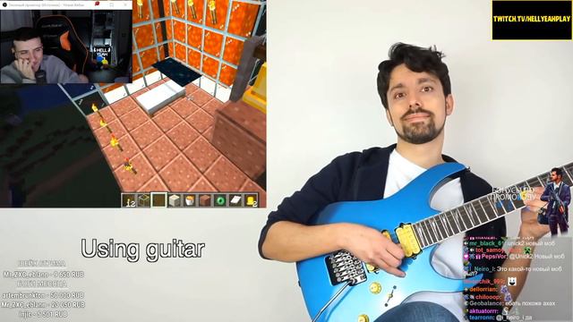 ЗВУКИ ИЗ МАЙНКРАФТА В РЕАЛЬНОЙ ЖИЗНИ 7 // РЕАКЦИЯ HELLYEAHPLAY смотреть онлайн