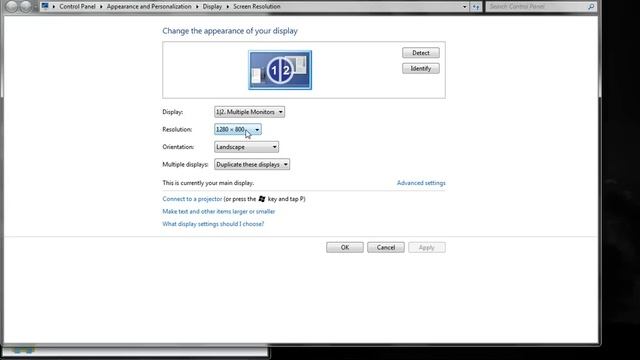Connect Laptop to TV Screen Resolution Settings смотреть онлайн