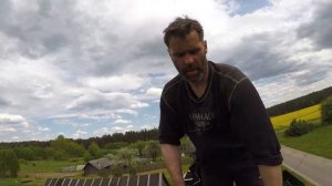 Как снять старый шифер с крыши:  работаю в одиночку Ламинированная Ондувилла КРАСИВОЕ небо Беларуси