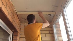 05 - потолок, PIR плиты - Утепление балкона