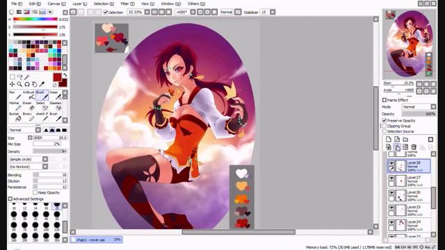 Oc speedpaint : Phoena смотреть онлайн